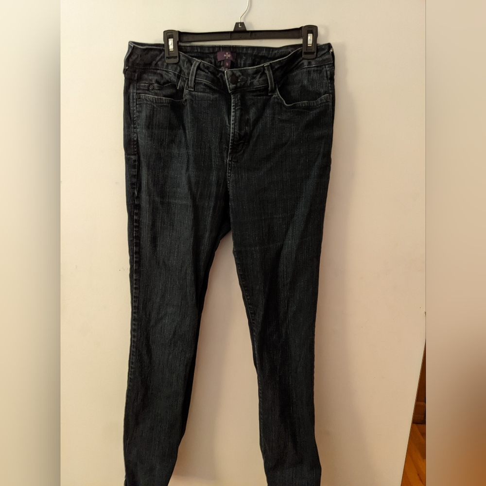 Vintage NYDJ Women's Size 16 Black Denim Jeans, Proudly Made in the USA